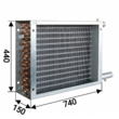 Теплообменник канальный Sanlex 700х400/2R - kalorifer-rf.ru 